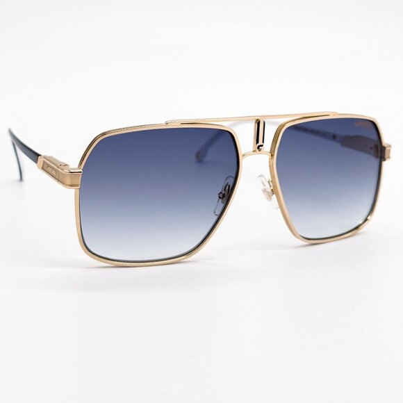NEW CARRERA SUNGLASSES, CARRERA UNISEX GOLD/BLUE 1055/S J5G08 - Picture 6 of 10
